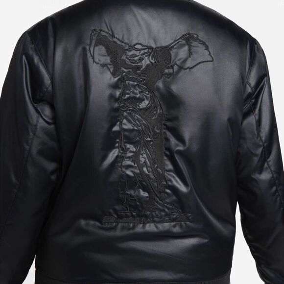 Nike Men's Premium Basketball Jacket Off-Noir Coupe Large Loose DQ6203-045 - S - Picture 5 of 14